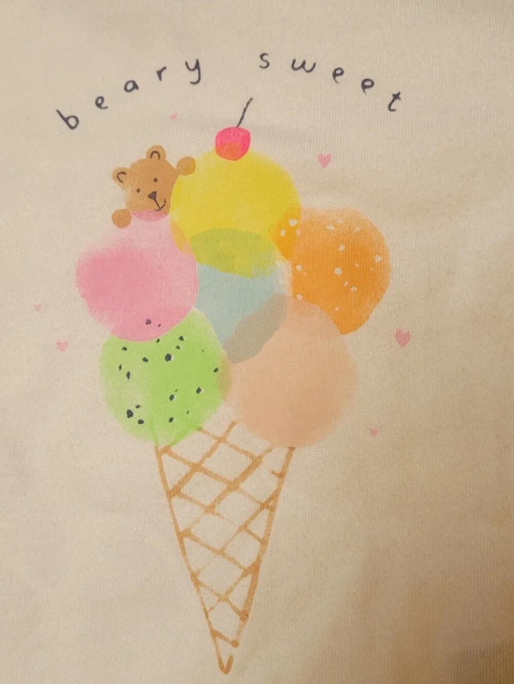 Baby Gap First Favorites 1 Piece Beary Sweet Bodysuit Organic Cotton 12-18 Month